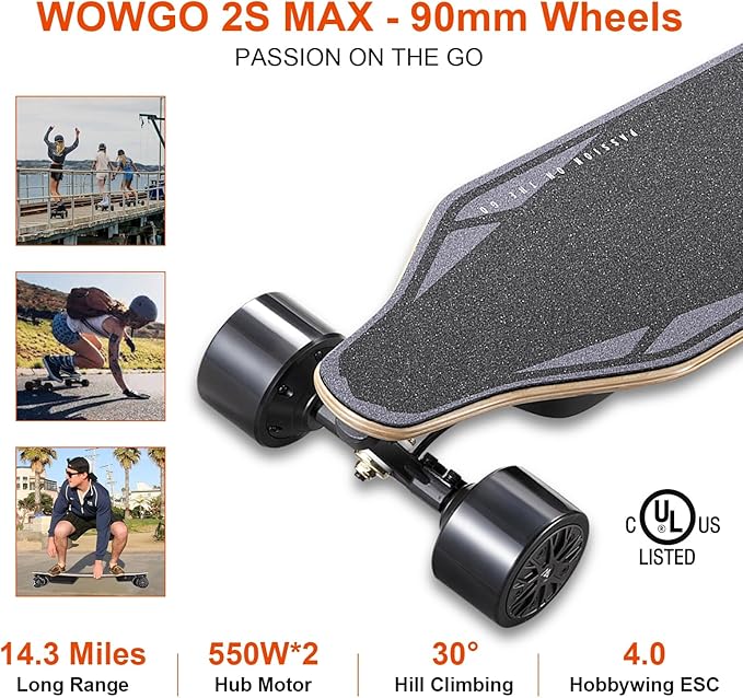 Electric Skateboard with Dual Motors
