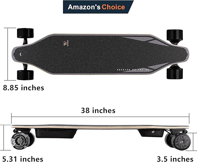 Electric Skateboard with Dual Motors