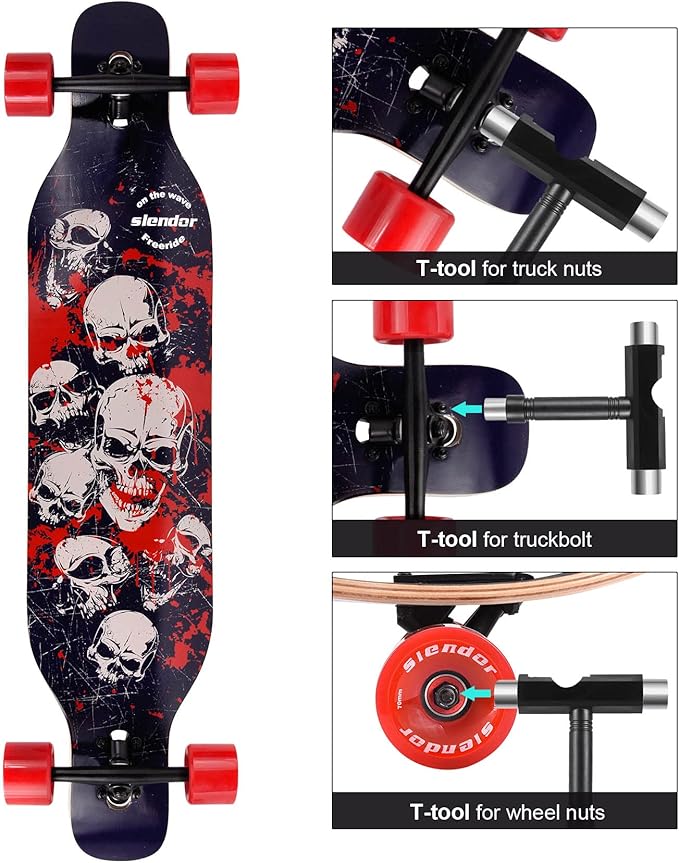 Skateboard 42 Inch Drop Through