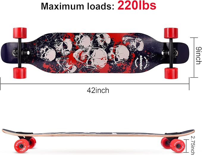 Skateboard 42 Inch Drop Through